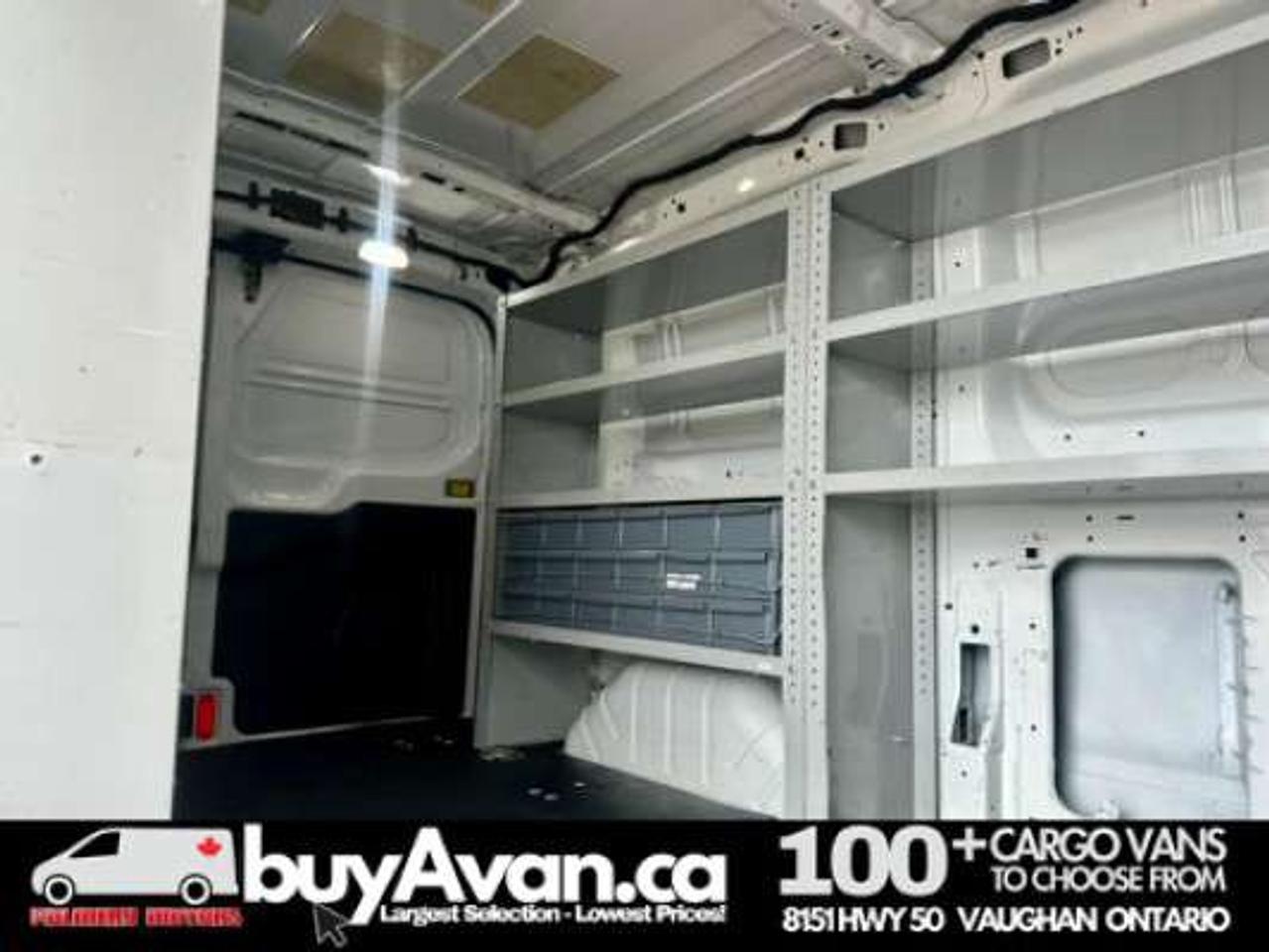2020 Ford Transit Cargo Low Roof  Divider + Shelves *SAFETY INCLUDED* Photo