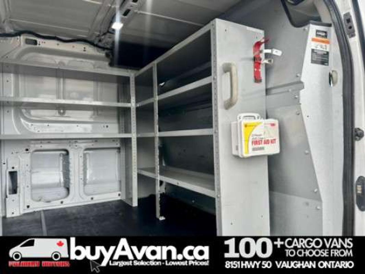 2020 Ford Transit Cargo Low Roof  Divider + Shelves *SAFETY INCLUDED* Photo