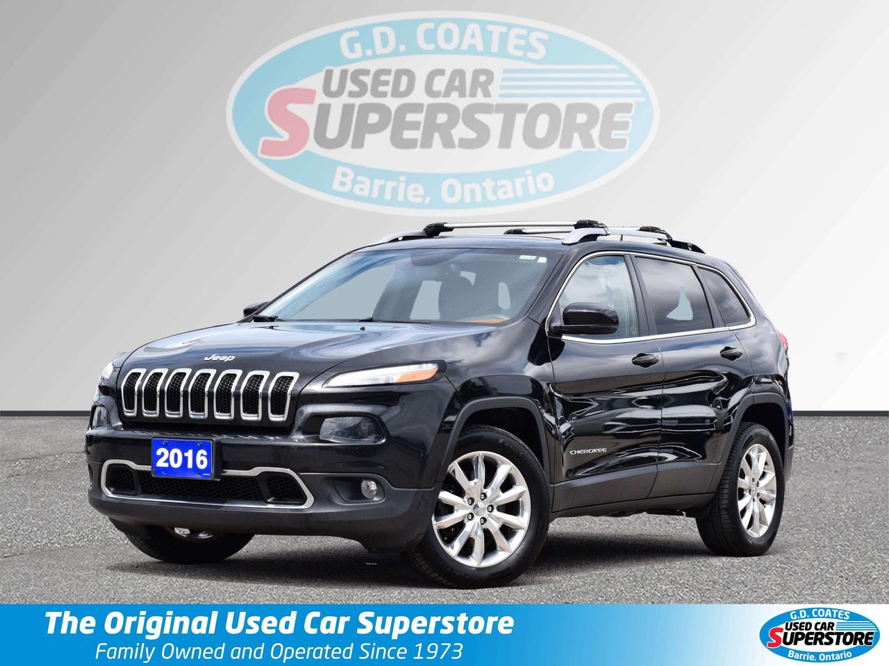 2016 Jeep Cherokee Limited 4x4 ~3.2L V6 ~Nav ~Cam ~Leather ~Pano Roof Photo