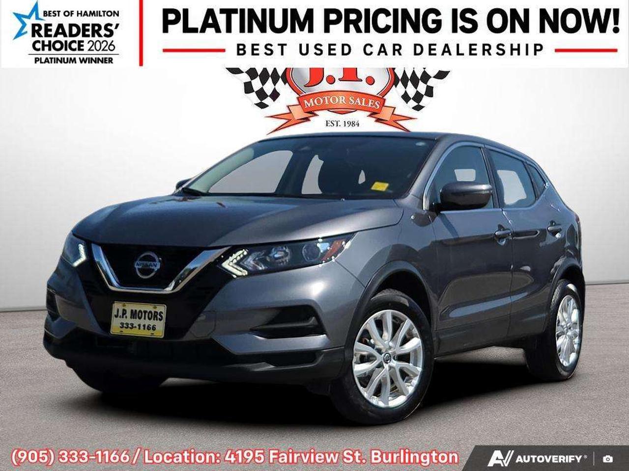 2023 Nissan Qashqai S Apple CarPlay & Android Auto • Heated Front Seats • Lane Assist • Rear Parking Sensors • SiriusXM® Satellite Radio Photo