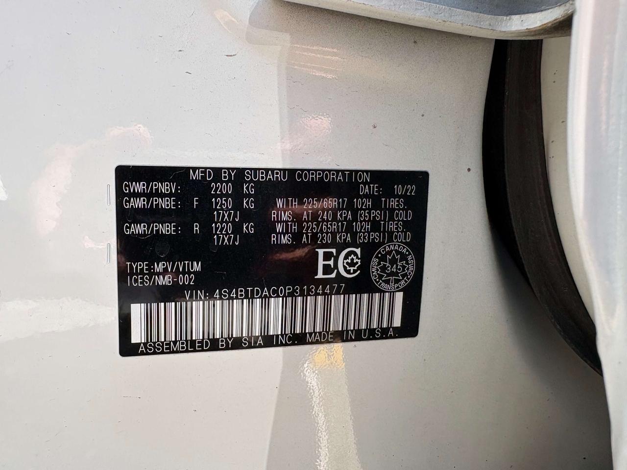 2023 Subaru Outback Convenience AWD   Clean Carfax Photo