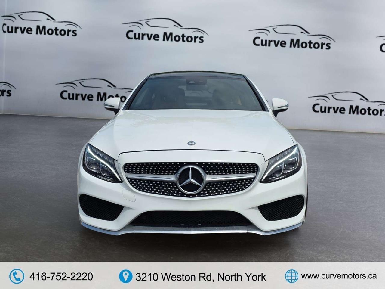2017 Mercedes-Benz C-Class C300 4MATIC COUPE AMG PKG * BROWN INT / NAVI / CAM / PANORAMIC Photo5