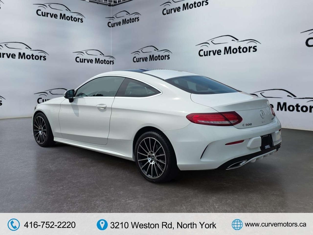2017 Mercedes-Benz C-Class C300 4MATIC COUPE AMG PKG * BROWN INT / NAVI / CAM / PANORAMIC Photo