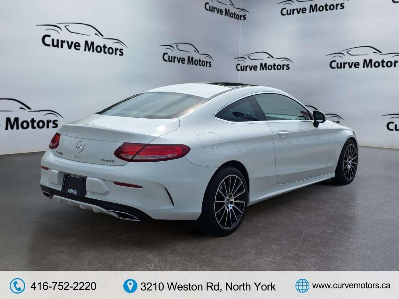 2017 Mercedes-Benz C-Class C300 4MATIC COUPE AMG PKG * BROWN INT / NAVI / CAM / PANORAMIC Photo