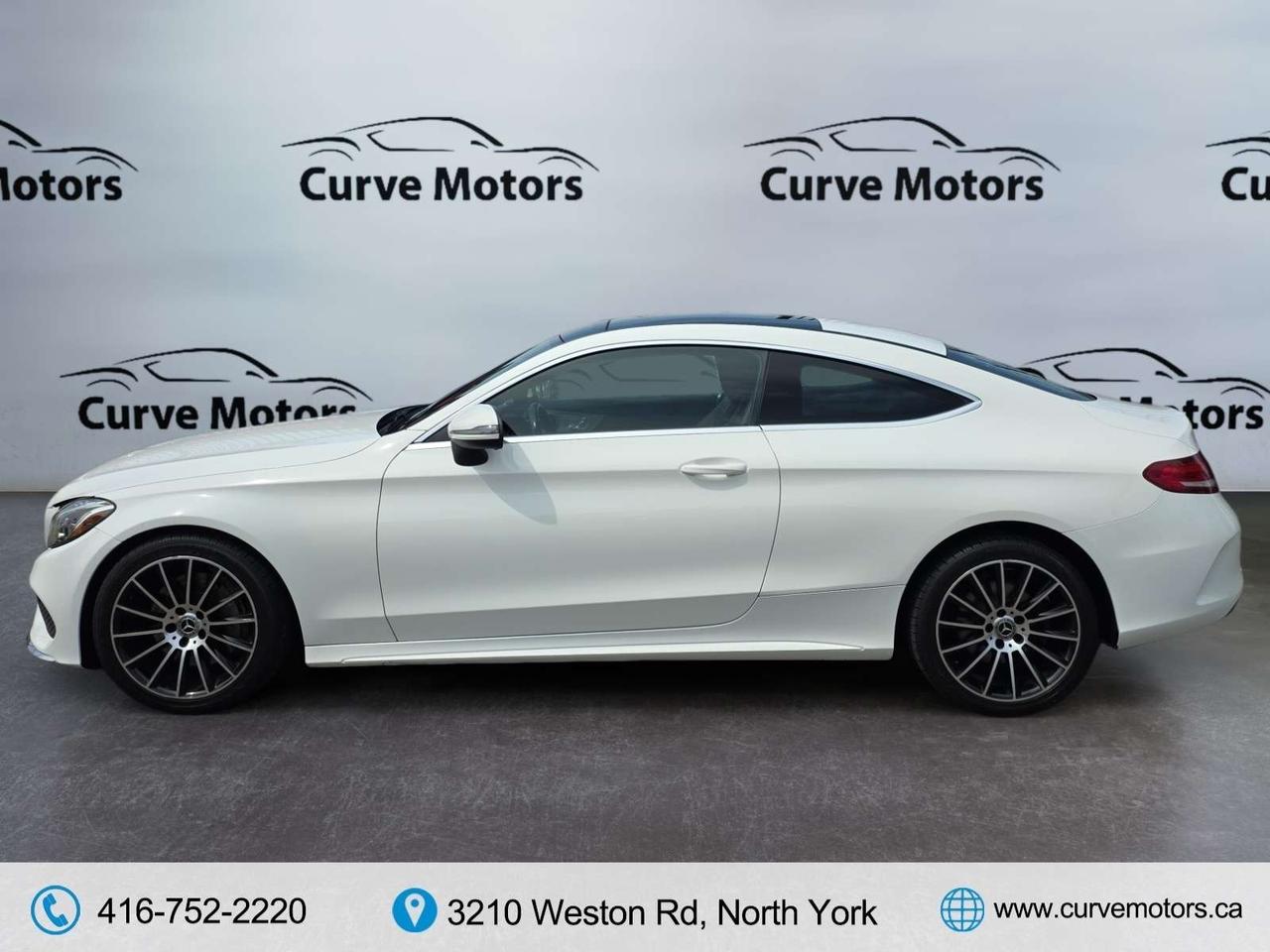 2017 Mercedes-Benz C-Class C300 4MATIC COUPE AMG PKG * BROWN INT / NAVI / CAM / PANORAMIC Photo