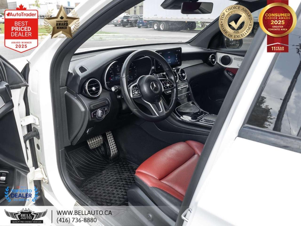 2022 Mercedes-Benz GLC 300   AMGPKG   NIGHTPKG   PRMPKG   REDLTHR   UPGRDRIMS   ONEOWNER   NOACCIDENT Photo