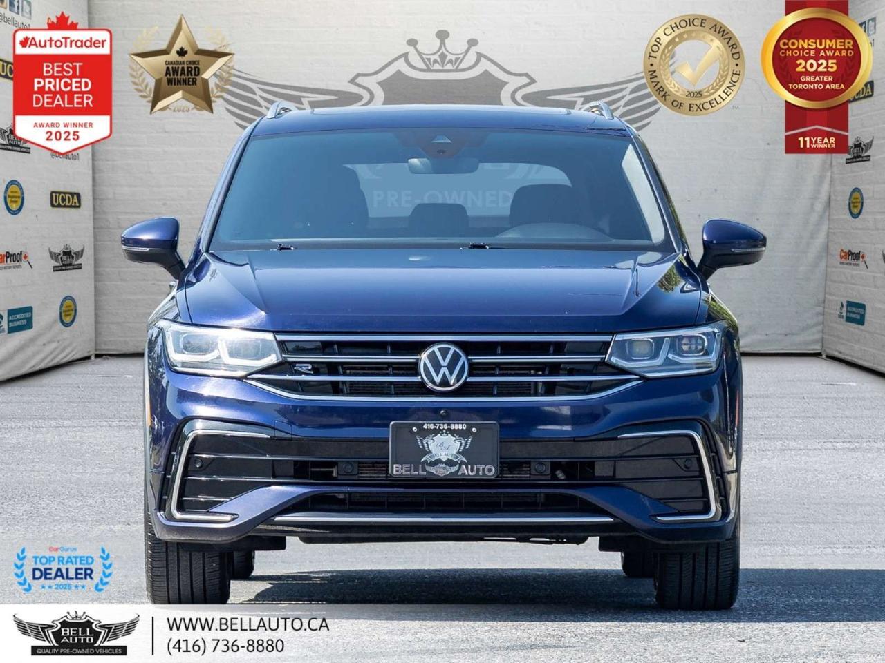 2022 Volkswagen Tiguan Highline R-Line   NAVI   B.CAM   PANO   FENDER   ONEOWNER   NOACCIDENT Photo5