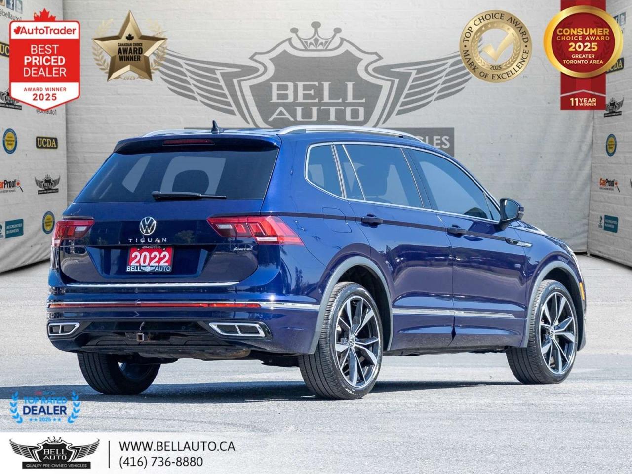 2022 Volkswagen Tiguan Highline R-Line   NAVI   B.CAM   PANO   FENDER   ONEOWNER   NOACCIDENT Photo