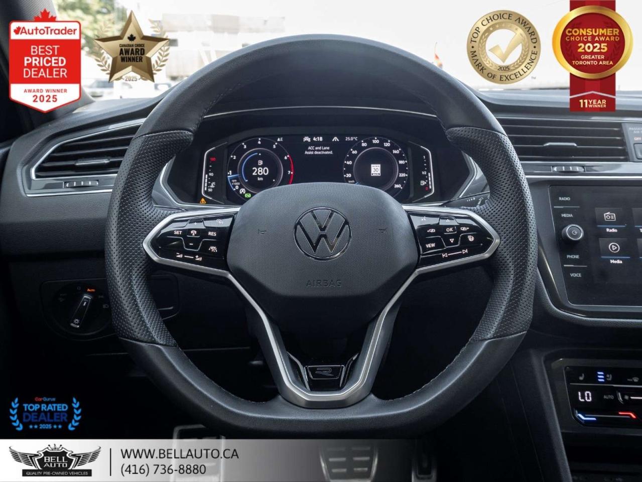 2022 Volkswagen Tiguan Highline R-Line   NAVI   B.CAM   PANO   FENDER   ONEOWNER   NOACCIDENT Photo