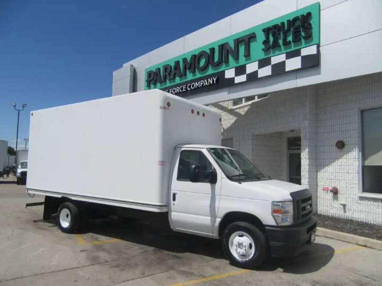 2025 Ford E-450 GAS 16FT HIGH BOX CUBE VAN WITH ROLL OUT RAMP Photo0