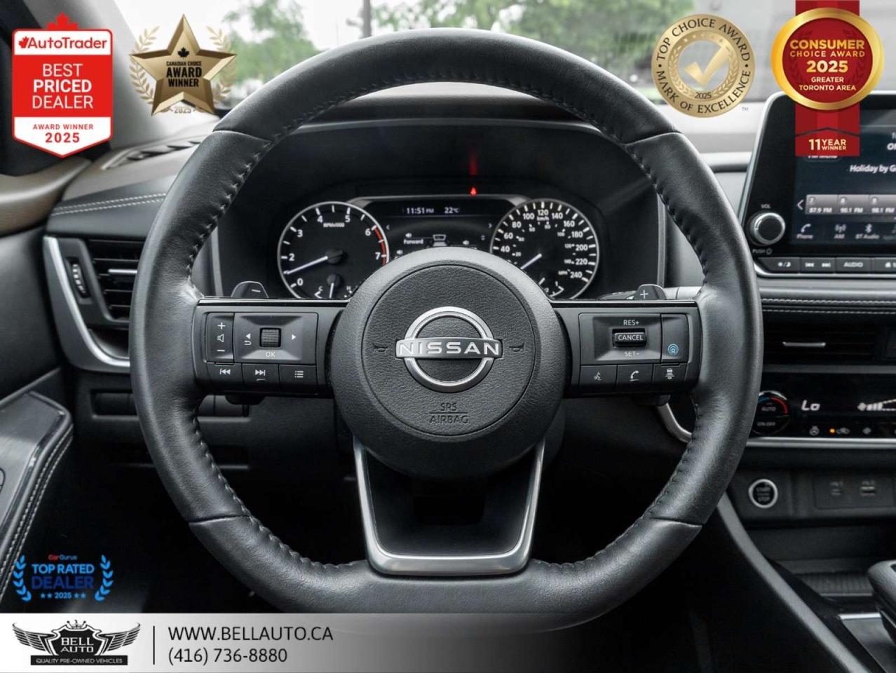 2023 Nissan Rogue SV Moonroof   360CAM   PANO   LTHR   B.SPOT   NOACCIDENT Photo