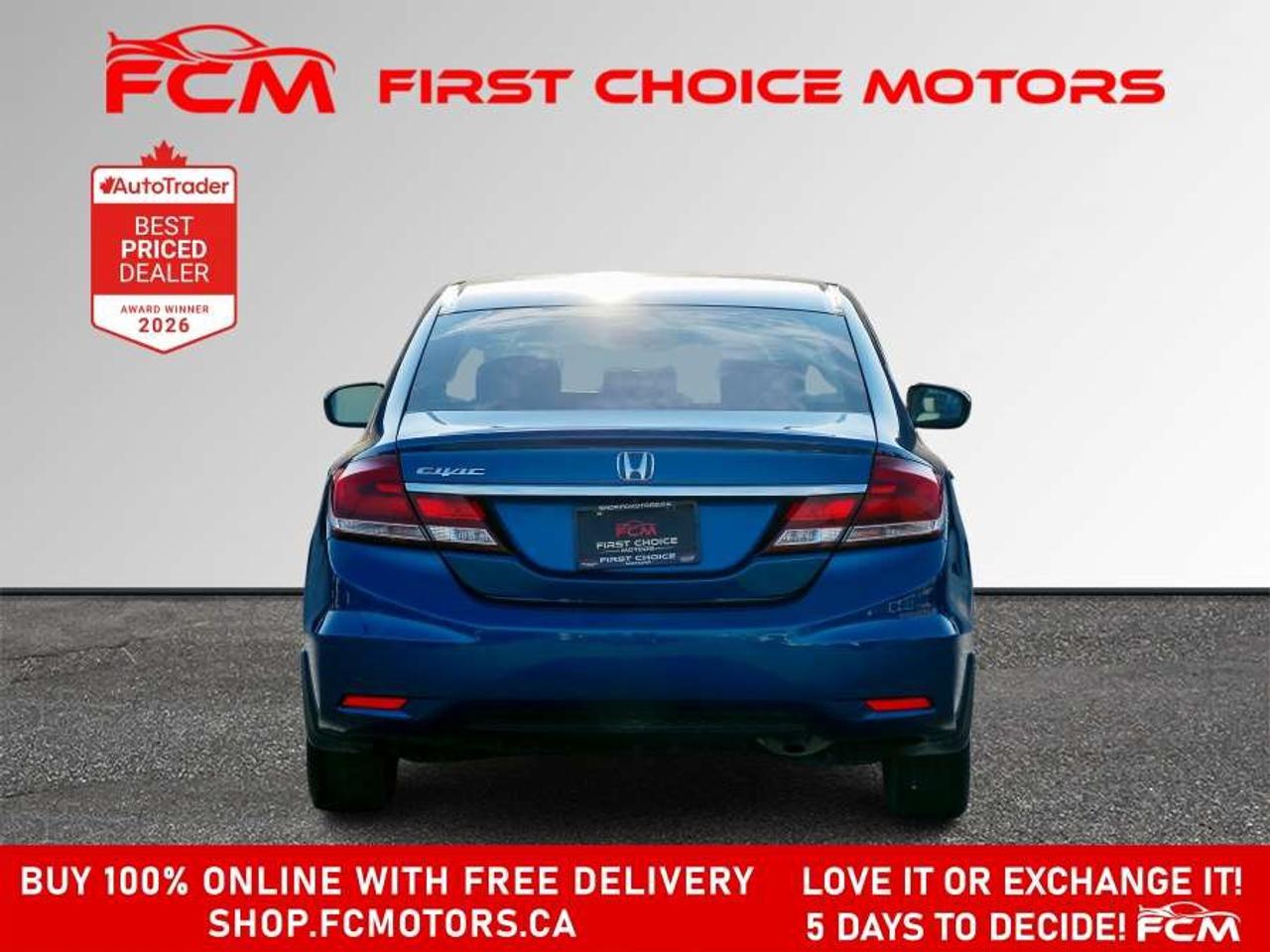 2015 Honda Civic LX   FULLY CERTIFIED WITH WARRANTY Photo