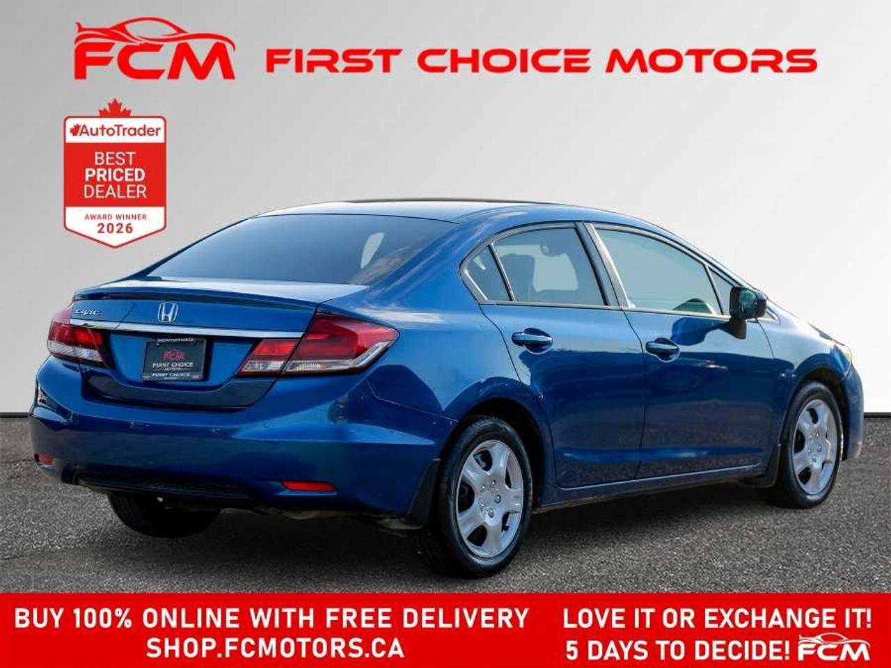 2015 Honda Civic LX   FULLY CERTIFIED WITH WARRANTY Photo