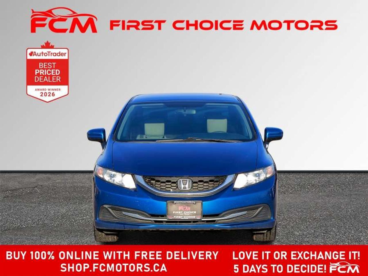 2015 Honda Civic LX   FULLY CERTIFIED WITH WARRANTY Photo