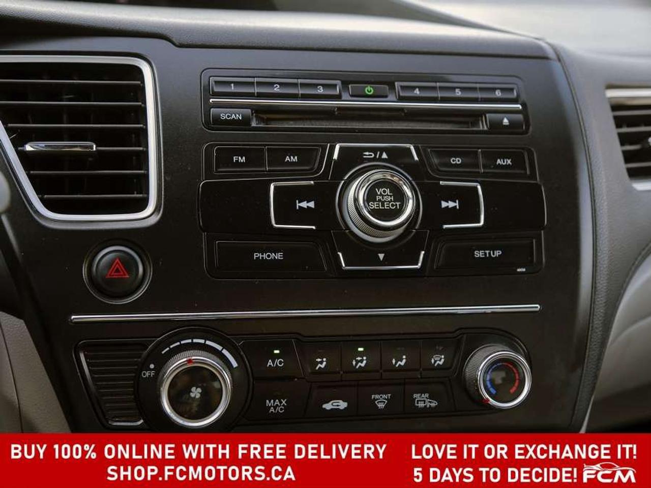 2015 Honda Civic LX   FULLY CERTIFIED WITH WARRANTY Photo