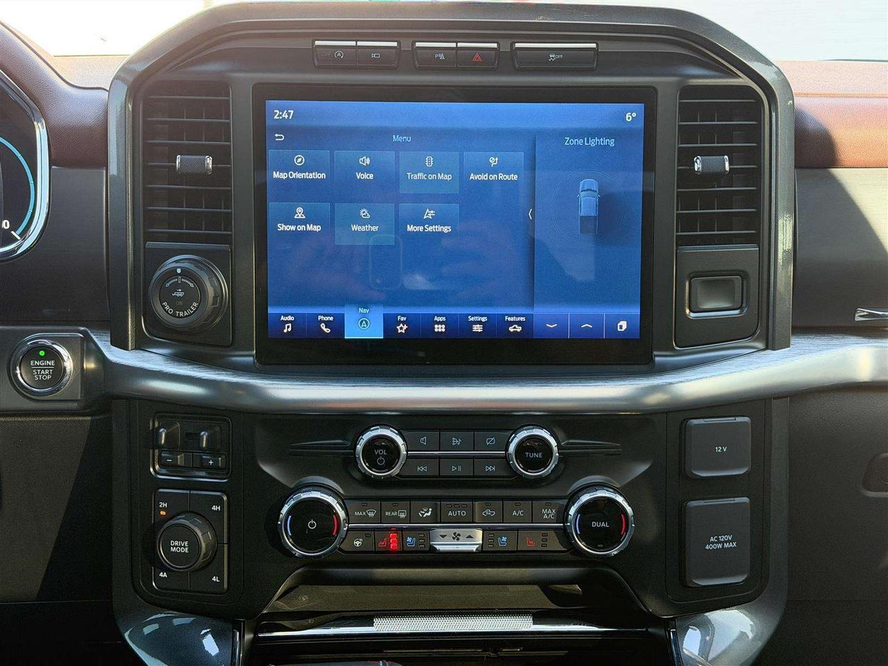 2023 Ford F-150 Lariat SuperCrew 4X4 Panoramic Roof | 20 inch Whls |12 inch Screen Lariat Sport Pkg | Full Leather Seats Photo
