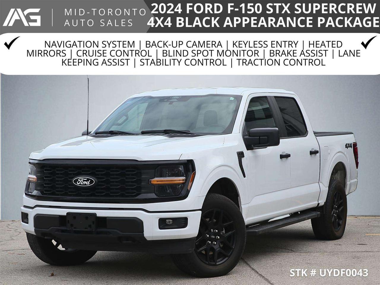 2024 Ford F-150 STX Supercrew 4X4 Black Appearance Package Photo0