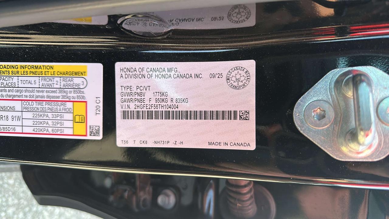 2026 Honda Civic Sport Photo