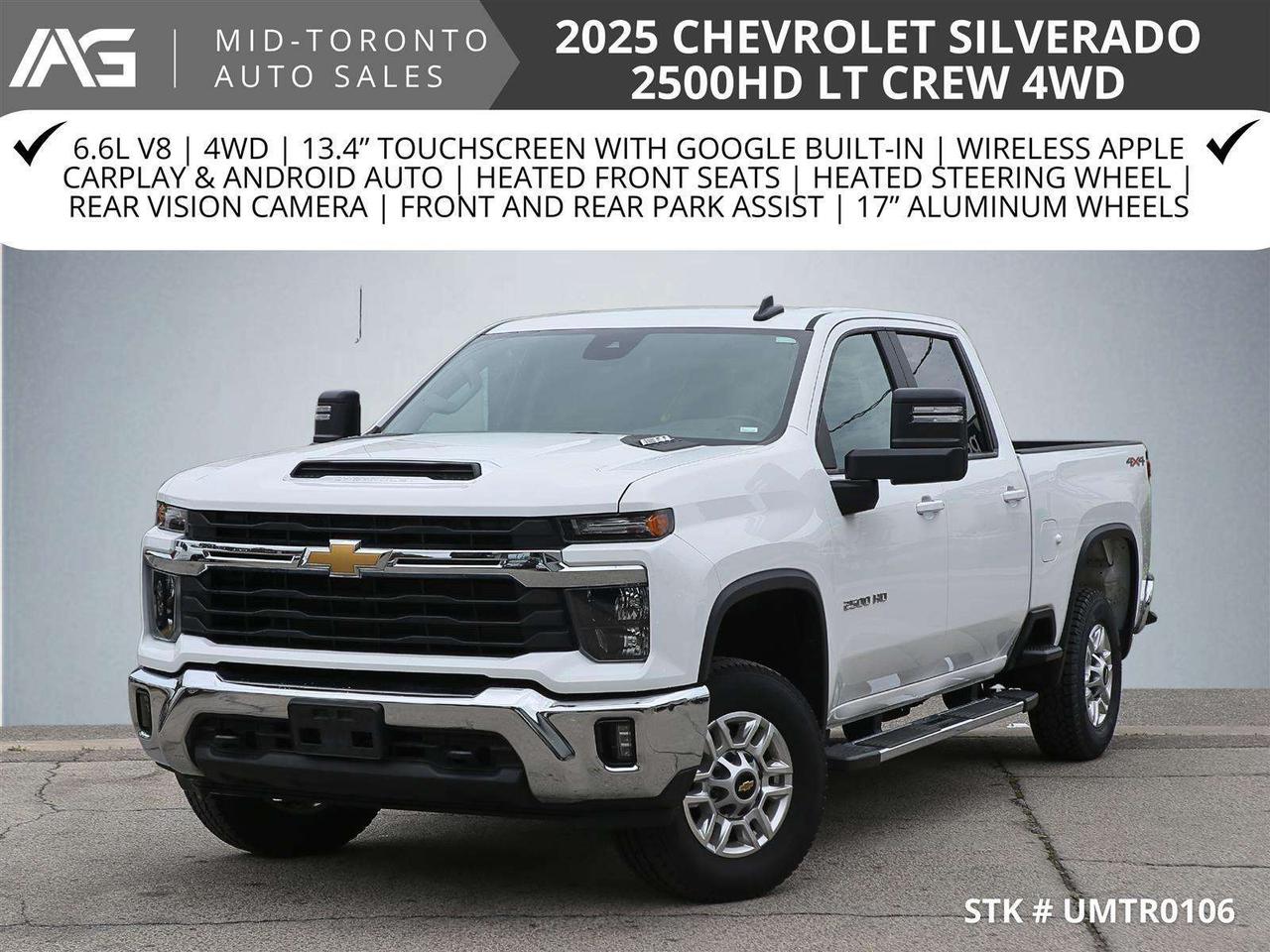 2025 Chevrolet Silverado 2500 HD LT Crew Cab 4X4 | Long Box 6.8 FT | 6.6 V8 | ALLISON 10 SPD- Automatic Photo0