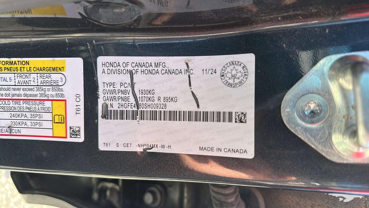 2025 Honda Civic Sport Photo
