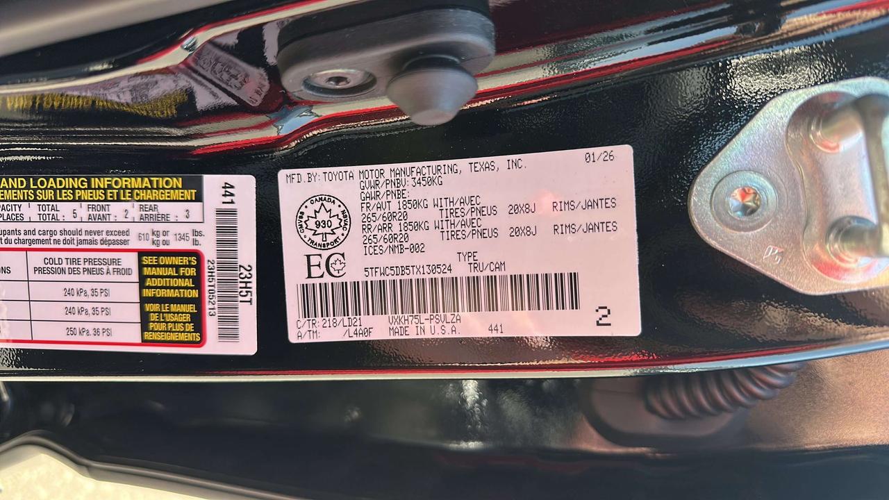 2026 Toyota Tundra Limited  Photo