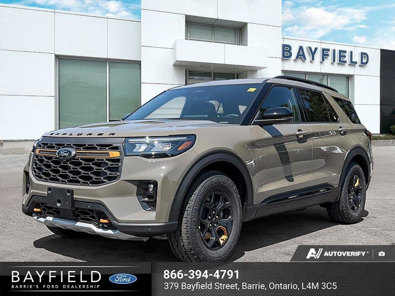 New 2026 Ford Explorer TREMOR for sale in Barrie, ON