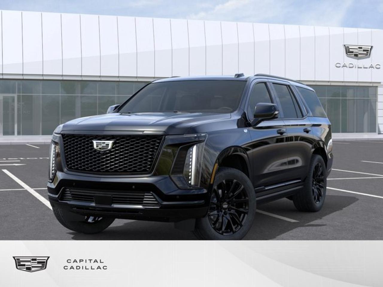 This 2026 Cadillac Escalade in Black Raven is equipped with 4WD and Gas V8 6.2L/375 engine.The Cadillac Escalade is original icon of arrival. Full LED Light Blade taillamps emit thin blades of light that give the Escalade an unmistakable signature at night, while 22in polished aluminum wheels make a statement. Available power assist steps, a hands-free liftgate, invisible rear wiper and concierge lighting put convenience in the drivers seat. Inside, stunning craftsmanship meets stunning comfort, including heated and cooled front seats and heated rear outboard seats, not to mention 12-way power adjustable front seats and 3-zone climate control. The Escalade can seat up to 8 passengers with 2,667 L of cargo space. Second- and third-row passengers can also enjoy the available rear seat entertainment system and 16-speaker sound system. Under the hood, the 420hp 6.2L V8 offers engine technologies like continuous variable valve timing, direct injection and active fuel management to ensure power is harnessed efficiently, plus the 10-speed automatic transmission delivers near instantaneous shifts for smooth acceleration and optimal power in any gear. Four-wheel drive, magnetic ride control, break assist and 3764 KG (8300 LB.) trailering capacity make it easy for you to manage the road ahead. The Escalade offers a range of convenient features including an infotainment system, Apple CarPlay and Android Auto compatibility, navigation, built-in Wi-Fi, remote start, wireless charging and a head-up display. Youll also find a comprehensive suite of safety features such as automatic parking assist, rear camera mirror, surround vision, lane keep assist, forward collision alert, adaptive cruise control, safety alert seat, lane change alert with side blind zone alert and more.Check out this vehicles pictures, features, options and specs, and let us know if you have any questions. Helping find the perfect vehicle FOR YOU is our only priority.P.S...Sometimes texting is easier. Text (or call) 805-978-4063 for fast answers at your fingertips!Dealer License #914248Disclaimer: All prices are plus taxes & include all cash credits & loyalties. See dealer for Details.