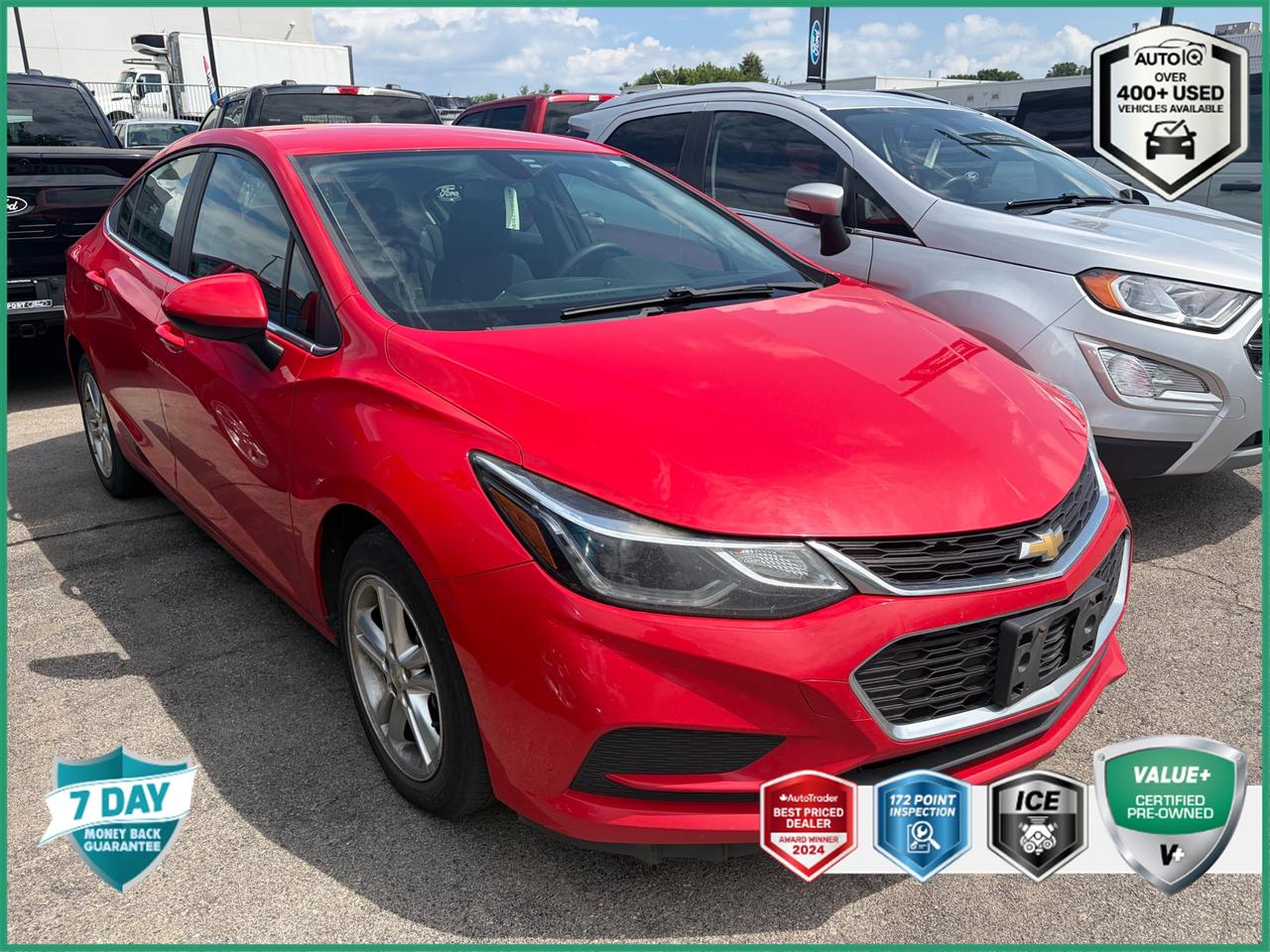 Used 2017 Chevrolet Cruze LT AUTO for sale in Hamilton, ON