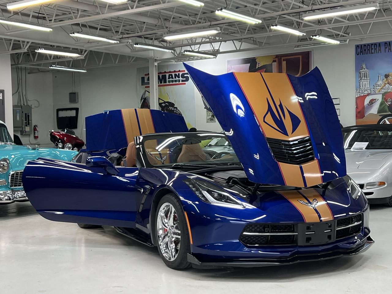 <h2 data-section-id=5tzdp3 data-start=55 data-end=166><span role=text>7-Speed Manual &bull; 3LT Premium Interior &bull; Carbon Fibre Package &bull; Only 31,000 km &bull; Canadian &bull; Accident Free</span></h2><p data-start=241 data-end=628>This is one of the nicest specifications of a Stingray you can buy. The&nbsp;<strong data-start=4052 data-end=4086>Opulent Blue Metallic/Kalahari</strong> combination is rare and sophisticated, and the <strong data-start=4134 data-end=4152>7-speed manual</strong> is becoming increasingly desirable as manufacturers move away from manual transmissions. Combined with the low mileage, accident-free history, carbon fibre package, and documented maintenance, I would position this car at the very top of the Stingray market</p><p data-start=630 data-end=892>Showing just 31,000 original kilometres, this Canadian Corvette has been meticulously maintained from new and is supported by a clean CARFAX Canada report, showing no accident or damage records, no U.S. history, and 10 documented service records.</p><p data-start=894 data-end=1213>At its heart is Chevrolets legendary 6.2-litre LT1 V8, producing 460 horsepower thanks to the factory Performance Exhaust (NPP). Paired with the outstanding Tremec 7-speed manual transmission with Active Rev Matching, this Corvette delivers one of the most engaging driving experiences available today.</p><h3 data-section-id=bcvzxz data-start=1215 data-end=1245>Factory Equipment Includes</h3><ul data-start=1247 data-end=1994><li data-section-id=1mh6ulp data-start=1247 data-end=1280>3LT Premium Equipment Group</li><li data-section-id=x03idt data-start=1281 data-end=1321>7-speed Tremec manual transmission</li><li data-section-id=dmdeff data-start=1322 data-end=1363>Performance Dual-Mode Exhaust (NPP)</li><li data-section-id=1qgxsg3 data-start=1364 data-end=1402>Carbon Fibre Performance Package</li><li data-section-id=15laxtf data-start=1403 data-end=1435>Carbon Fibre Interior Trim</li><li data-section-id=x7l0g9 data-start=1436 data-end=1463>Power Convertible Top</li><li data-section-id=iu8plt data-start=1464 data-end=1486>Heads-Up Display</li><li data-section-id=n4sk2i data-start=1487 data-end=1518>Performance Data Recorder</li><li data-section-id=hdjvkm data-start=1519 data-end=1543>Factory Navigation</li><li data-section-id=211gzs data-start=1544 data-end=1577>Premium Bose Surround Audio</li><li data-section-id=2nt48r data-start=1578 data-end=1606>Front Curb View Camera</li><li data-section-id=qpygbm data-start=1607 data-end=1651>GT Leather Seating with Memory Package</li><li data-section-id=1b0yhsk data-start=1652 data-end=1711>Power Sport Seats with Adjustable Bolsters and Lumbar</li><li data-section-id=1tx6bg data-start=1712 data-end=1749>Sueded Microfiber Interior Trim</li><li data-section-id=qot3nu data-start=1750 data-end=1795>Power Tilt & Telescopic Steering Column</li><li data-section-id=6v9qsm data-start=1796 data-end=1837>Dual-Zone Automatic Climate Control</li><li data-section-id=s9e7s7 data-start=1838 data-end=1872>Universal Garage Door Opener</li><li data-section-id=1hbhwik data-start=1873 data-end=1901>Chrome Aluminum Wheels</li><li data-section-id=16tcos7 data-start=1902 data-end=1926>Red Brake Calipers</li><li data-section-id=8u4rtc data-start=1927 data-end=1964>Limited Personalization Package</li><li data-section-id=1dait0q data-start=1965 data-end=1994>Factory Decklid Spoiler</li></ul><h3 data-section-id=llech9 data-start=1996 data-end=2023>Meticulously Maintained</h3><p data-start=2025 data-end=2110>This Corvette has clearly benefited from conscientious ownership throughout its life.</p><p data-start=2112 data-end=2167>The CARFAX documents consistent maintenance, including:</p><ul data-start=2169 data-end=2442><li data-section-id=cwe2v1 data-start=2169 data-end=2202>Regular oil and filter services</li><li data-section-id=ajqf20 data-start=2203 data-end=2224>Brake fluid service</li><li data-section-id=1911odf data-start=2225 data-end=2247>Transmission service</li><li data-section-id=1qb11dg data-start=2248 data-end=2270>Differential service</li><li data-section-id=c7xkhr data-start=2271 data-end=2295>Cooling system service</li><li data-section-id=p7r4dz data-start=2296 data-end=2328>Clutch hydraulic fluid service</li><li data-section-id=1qoen6p data-start=2329 data-end=2367>Four new tires installed in 2025</li><li data-section-id=1r1zkmt data-start=2368 data-end=2442>Most recent maintenance inspection and oil service completed in 2026</li></ul><p data-start=2444 data-end=2544>This is exactly the kind of documented maintenance history knowledgeable Corvette buyers appreciate.</p><p data-start=2546 data-end=2718>As with every vehicle we sell, this Corvette has been thoroughly inspected by our licensed technicians, professionally detailed and is offered Ontario Safety Certified.</p><h3 data-section-id=17nthly data-start=2720 data-end=2751>Included with Your Purchase</h3><ul data-start=2753 data-end=3027><li data-section-id=1eh7gwc data-start=2753 data-end=2783>Ontario Safety Certification</li><li data-section-id=1dbti0h data-start=2784 data-end=2821>Comprehensive Mechanical Inspection</li><li data-section-id=1c59rde data-start=2822 data-end=2846>Professional Detailing</li><li data-section-id=1x3n30b data-start=2847 data-end=2885>CARFAX Canada Vehicle History Report</li><li data-section-id=708xt2 data-start=2886 data-end=2917>72-hour Money-Back Guarantee*</li><li data-section-id=1d6q0ak data-start=2918 data-end=2939>Financing Available</li><li data-section-id=126hsia data-start=2940 data-end=2977>Extended Warranty Options Available</li><li data-section-id=9d6yx3 data-start=2978 data-end=2994>Trades Welcome</li><li data-section-id=frynav data-start=2995 data-end=3027>Canada-Wide Delivery Available</li></ul><p data-start=3029 data-end=3282>The seventh-generation Corvette transformed Americas sports car. Lightweight aluminum construction, a world-class chassis, direct-injected V8 power and an interior worthy of its performance made the C7 a genuine rival to the worlds finest sports cars.</p><p data-start=3284 data-end=3314>Finding a C7 Stingray is easy.</p><p data-start=3316 data-end=3572>Finding a Canadian, accident-free, 3LT, seven-speed manual convertible with only 31,000 kilometres, the Carbon Fibre Performance Package, documented maintenance and one of the Corvettes most striking colour combinations is considerably more difficult.</p><p data-start=3574 data-end=3760>Whether youre looking for a weekend touring car, an investment-quality modern Corvette or simply one of the most rewarding sports cars ever built, this Stingray deserves your attention.</p><p data-start=3762 data-end=3809>Easy to buy. A pleasure to own. Guaranteed.</p><p data-start=3811 data-end=3867>Lee Munros Garage<br data-start=3833 data-end=3836>535 Paris Road<br data-start=3850 data-end=3853>Paris, Ontario</p><p data-start=3869 data-end=3942>Because some cars are transportation, and some cars make life better.</p>