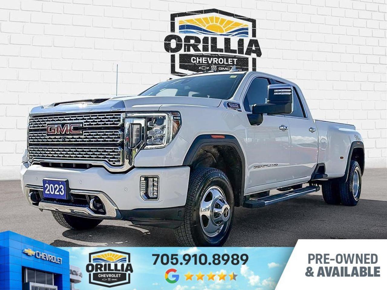 Odometer is 31958 kilometers below market average!

Summit White 2023 GMC Sierra 3500HD Denali 4D Crew Cab 4WD
10-Speed Automatic Duramax 6.6L V8 Turbodiesel


Did this vehicle catch your eye? Book your VIP test drive with one of our Sales and Leasing Consultants to come see it in person.

Remember no hidden fees or surprises at Jim Wilson Chevrolet. We advertise all in pricing meaning all you pay above the price is tax and cost of licensing.