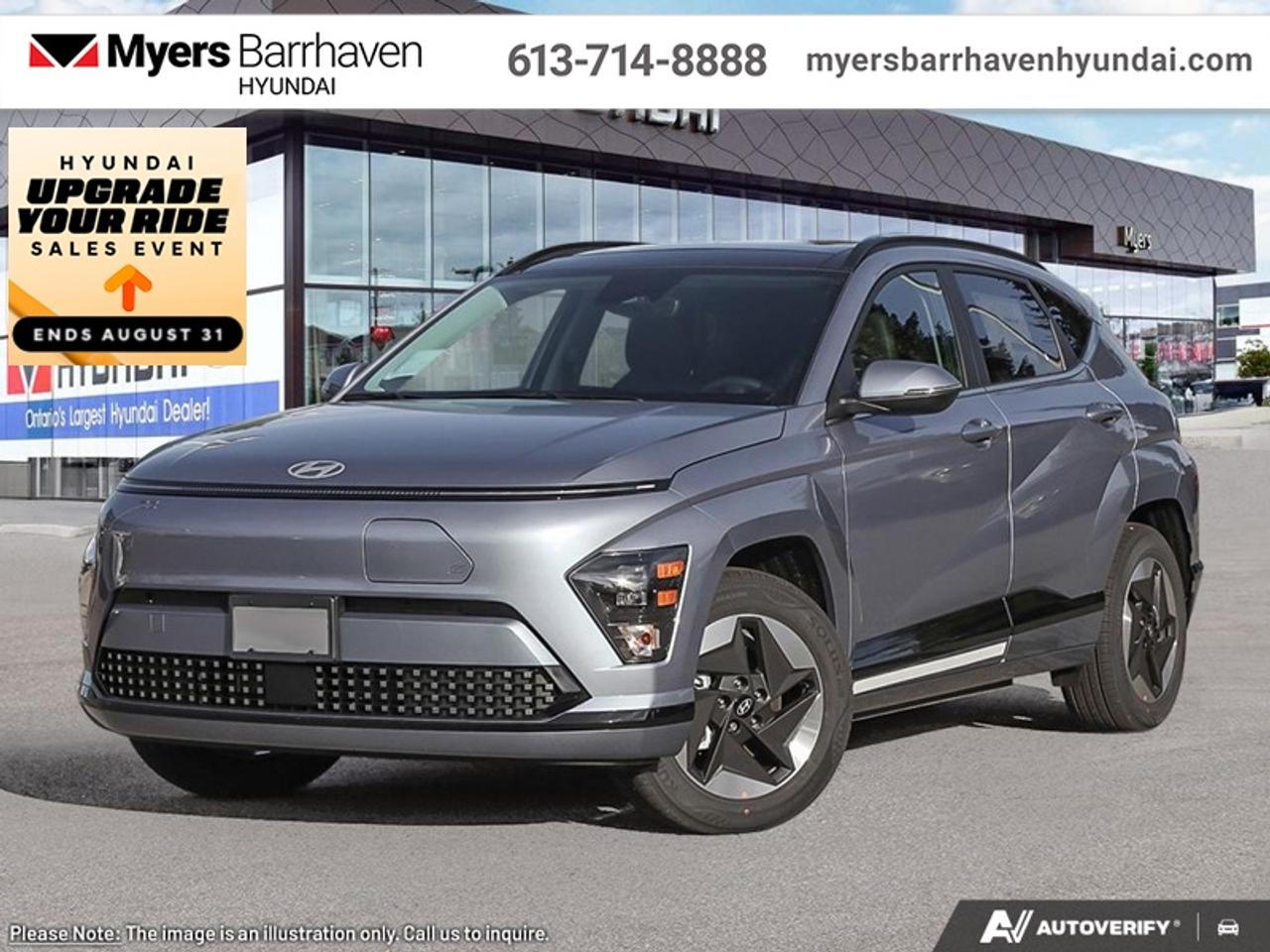 <b>Sunroof,  Power Liftgate,  Navigation,  Heated Seats,  Adaptive Cruise Control!</b><br> <br> The aggressive stance, amazing features, and confident driving dynamics make this 2026 Kona Electric a whole new FEV experience.<br> <br>This 2026 Kona Electric was made to normalize electric cars with an approachable price, impressive range, and conventional styling. But dont mistake this SUV for mundane! With incredible driving dynamics thanks to its true SUV roots and zippy torque from its electric drive motor, this Kona Electric doesnt just make your commute cheaper, it makes it better. If you want an electric SUV that puts driver experience first, then this 2026 Kona Electric is an easy choice.<br> <br>This Meta Blue SUV has an Automatic transmission. <br> <br> Our Kona Electrics trim level is Preferred w/Trend Package. Standard features include a power liftgate, deep-tinted glass, and a panoramic sunroof that fills the cabin with natural light. Inside, premium touches include heated front seats, dual-zone automatic climate control, a heated leather steering wheel, and a 12.3-inch touchscreen with inbuilt navigation, Apple CarPlay, Android Auto, and remote start. Advanced safety systems such as Forward Collision Avoidance, Blind-Spot Warning, Rear Cross-Traffic Collision-Avoidance, and Lane Keep Assist provide peace of mind on every journey. This vehicle has been upgraded with the following features: Sunroof, Power Liftgate, Navigation, Heated Seats, Adaptive Cruise Control, Heated Steering Wheel, Remote Start.<br><br> <br/><br> o~o