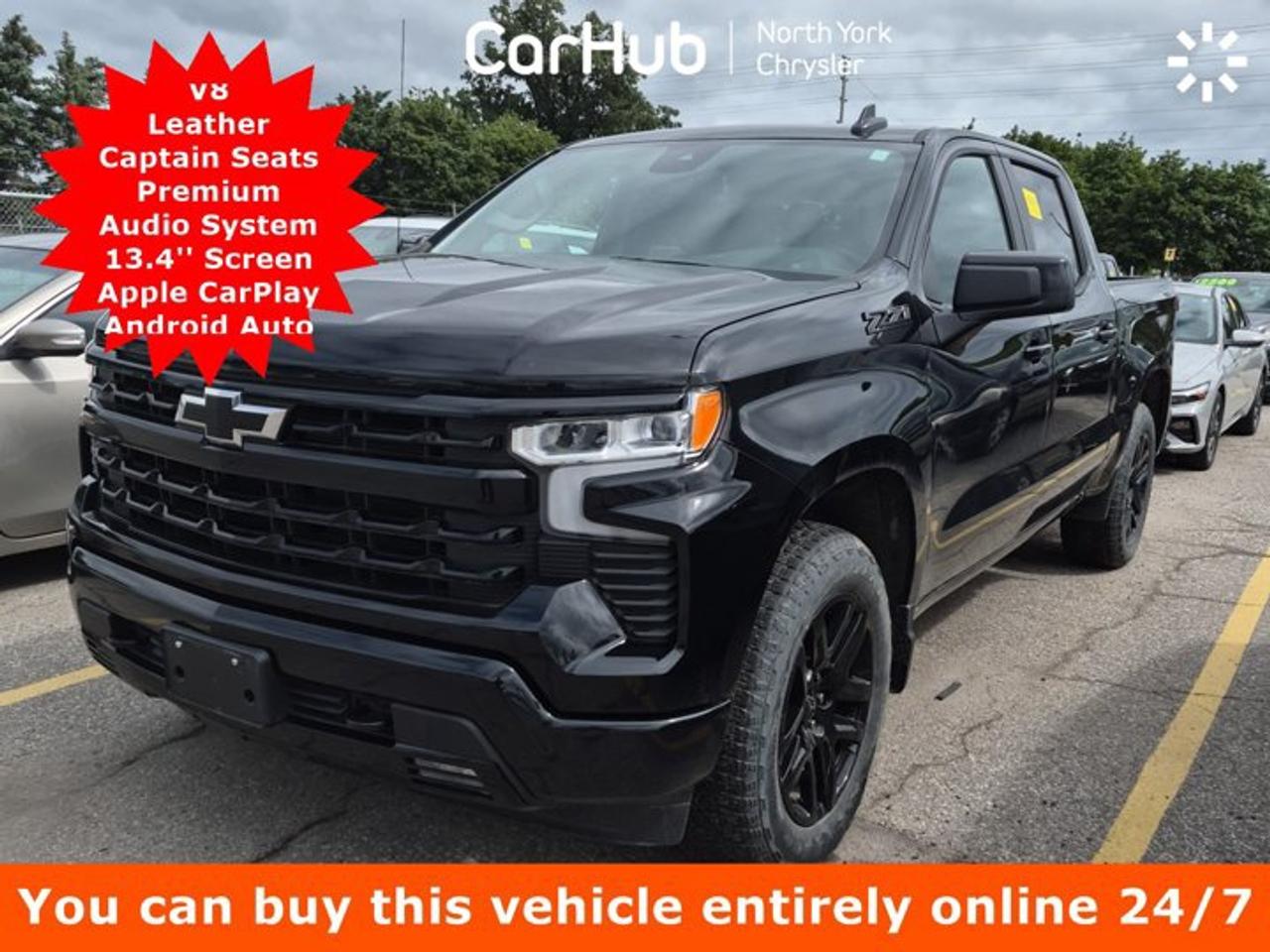 Used 2024 Chevrolet Silverado 1500 RST 147'' V8 Leather Captain Seats Premium Audio System 13.4'' Screen for sale in Thornhill, ON