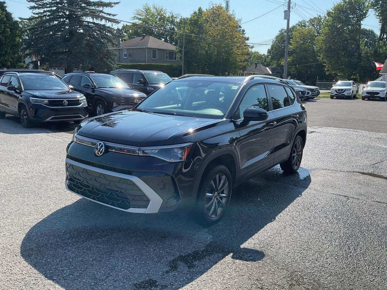 ???? 1.5L 4CYL All Wheel Drive  VOLKSWAGEN TAOS HIGHLINE 2025  Premium comfort meets adventure-ready capability! ????<br><br>

This low-mileage TAOS HIGHLINE delivers upscale features and all-weather confidence at an unbeatable price. With only 19,921 KMs, its practically new and ready to elevate every drive!<br><br>

? All Wheel Drive<br>
? Heated Seats<br>
? Cooled Seats<br>
? Heated Steering Wheel<br>
? Leather<br>
? Navigation<br>
? Panoramic Sunroof<br>
? Lane Change and Blind Spot Assist<br>
? Backup Camera<br>
? Bluetooth Connectivity<br>
? Air Conditioning<br>
? Cruise Control<br>
? Full Power Group<br><br>

?? NO FEES! <span>(Just pay applicable taxes.)</span><br>
?? LOWEST PRICE GUARANTEED!<br><br>

?? 3 LOCATIONS TO SERVE YOU BETTER:<br>
?? RICHMOND: 1-888-416-2199<br>
?? KINGSTON: 1-888-508-3494<br>
?? NORTH BAY: 1-888-282-3560<br><br>

?? Visit <strong>WWW.MYCAR.CA</strong> to see this VOLKSWAGEN TAOS and more!<br>
?? Confidence, comfort, and value  all in one! ??