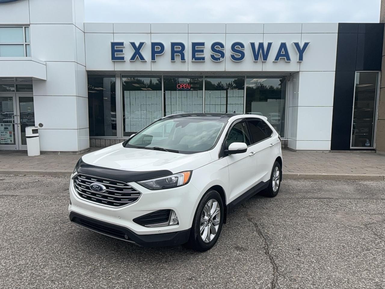 Used 2024 Ford Edge TITANIUM, PANO ROOF, FACTORY HITCH, LOADED! for sale in New Hamburg, ON