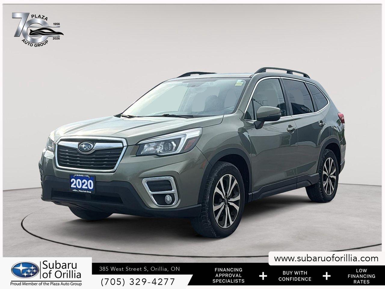 Used 2020 Subaru Forester LIMITED   CLEAN CARFAX   HEATED LEATHER SEATS   AD for sale in Orillia, ON