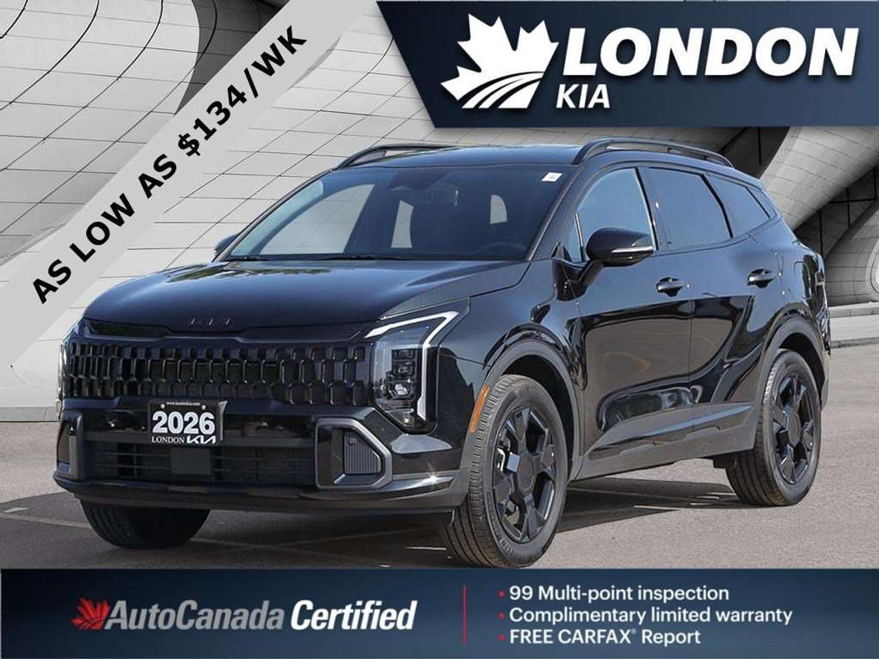 2026 Kia Sportage X-Line   Leather   AWD   Heated Seats   Apple CarPlay   Backup Camera Photo
