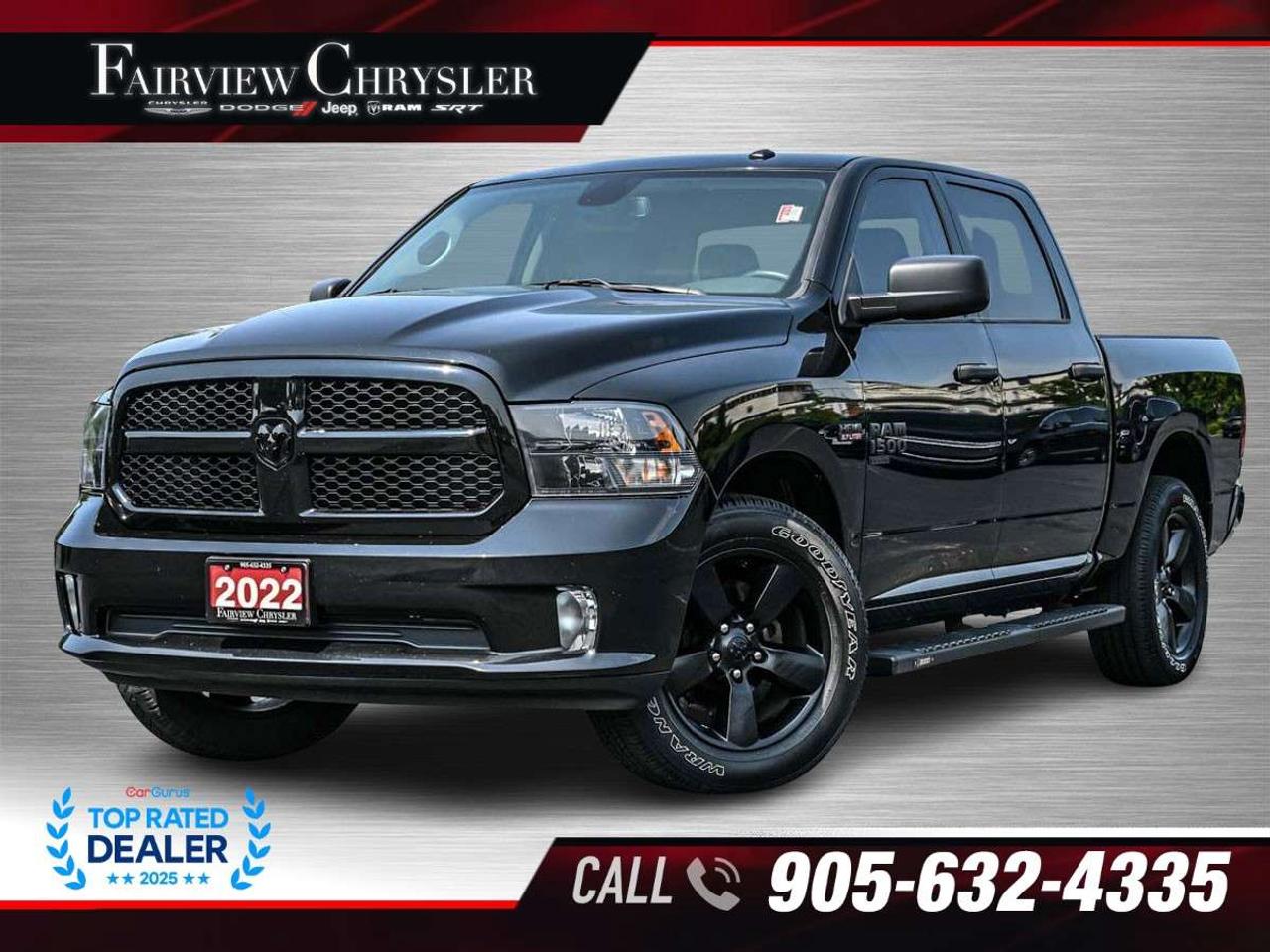 2022 RAM 1500 Express 4x4 Crew Cab 5'7 Box 5.7L HEMI   CREW   NIGHT EDITION   HEATED SEATS   TOW PKG   CARPLAY Photo0