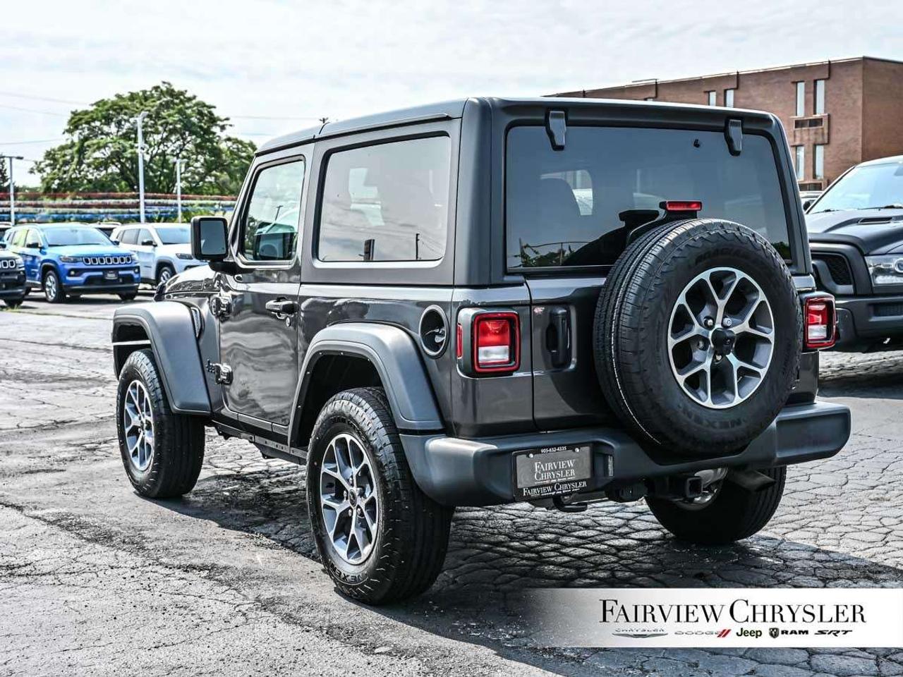2024 Jeep Wrangler Sport S 2 Door 4x4 HARD TOP   CARPLAY   LED LIGHTING   TRAILER TOW   REMOTE START   HEATED SEATS   17 WHEELS Photo