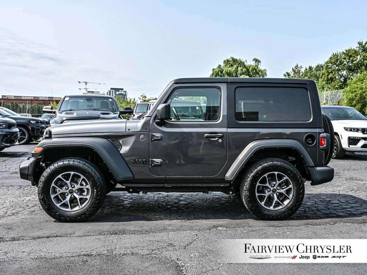 2024 Jeep Wrangler Sport S 2 Door 4x4 HARD TOP   CARPLAY   LED LIGHTING   TRAILER TOW   REMOTE START   HEATED SEATS   17 WHEELS Photo