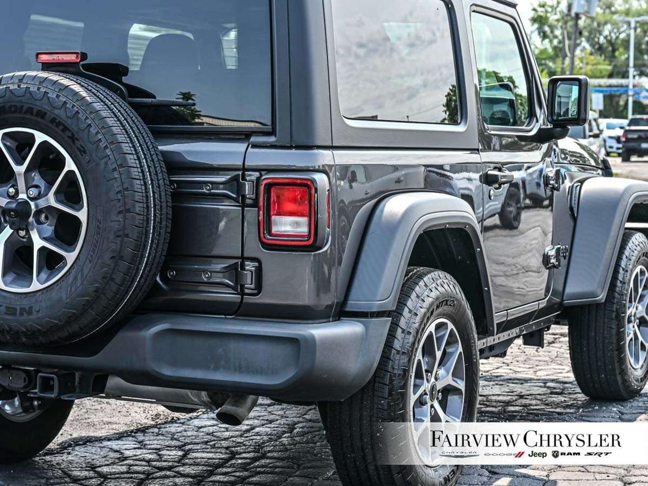 2024 Jeep Wrangler Sport S 2 Door 4x4 HARD TOP   CARPLAY   LED LIGHTING   TRAILER TOW   REMOTE START   HEATED SEATS   17 WHEELS Photo