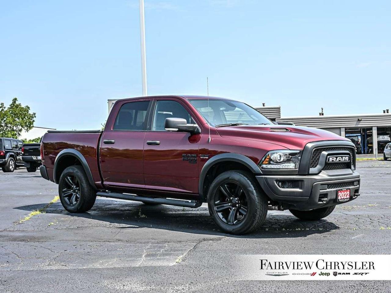 2022 RAM 1500 Warlock 4x4 Crew Cab 5'7 Box WARLOCK   5.7L HEMI   REMOTE START   CARPLAY   NAV   121 FUEL TANK Photo