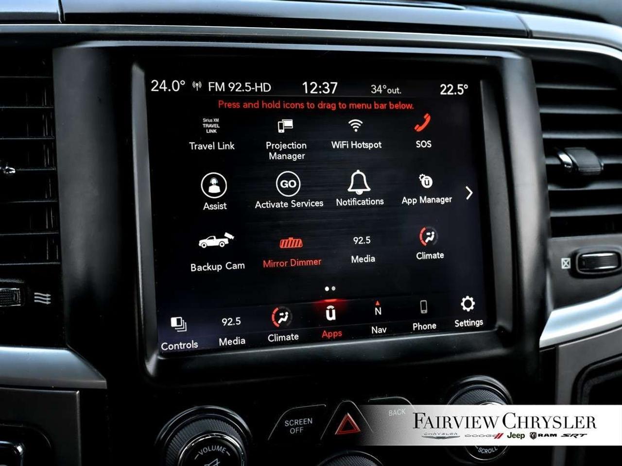 2022 RAM 1500 Warlock 4x4 Crew Cab 5'7 Box WARLOCK   5.7L HEMI   REMOTE START   CARPLAY   NAV   121 FUEL TANK Photo