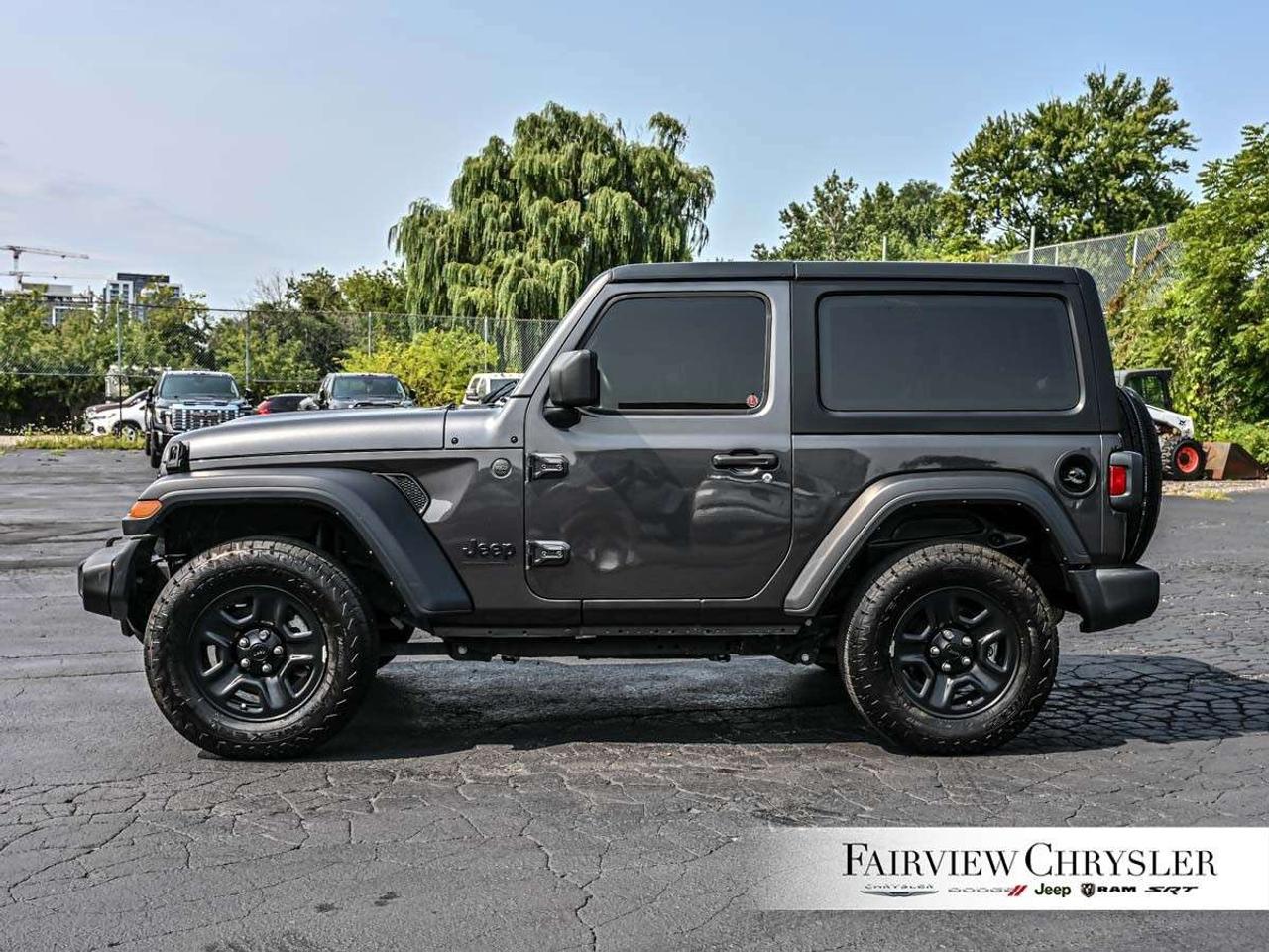 2024 Jeep Wrangler Sport 2 Door 4x4 BLACK HARD TOP   CARPLAY   12.3 SCREEN   CLIMATE CONTROL   BACK UP CAMERA Photo