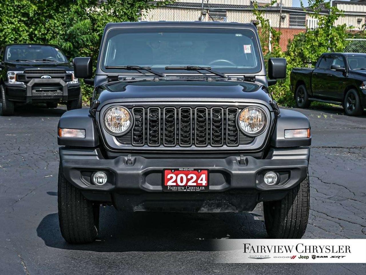 2024 Jeep Wrangler Sport 2 Door 4x4 BLACK HARD TOP   CARPLAY   12.3 SCREEN   CLIMATE CONTROL   BACK UP CAMERA Photo