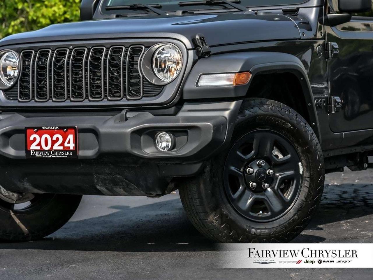 2024 Jeep Wrangler Sport 2 Door 4x4 BLACK HARD TOP   CARPLAY   12.3 SCREEN   CLIMATE CONTROL   BACK UP CAMERA Photo