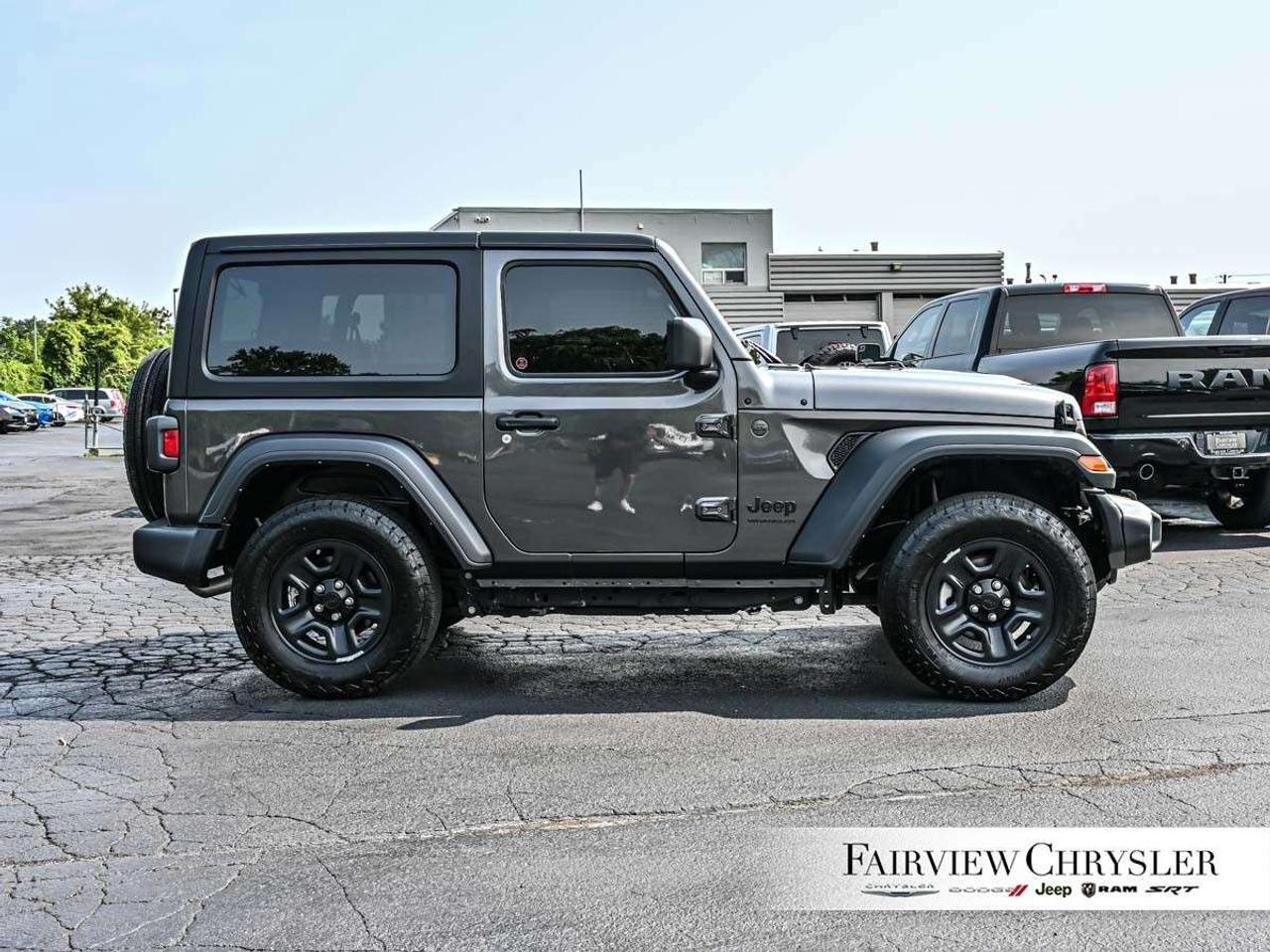 2024 Jeep Wrangler Sport 2 Door 4x4 BLACK HARD TOP   CARPLAY   12.3 SCREEN   CLIMATE CONTROL   BACK UP CAMERA Photo