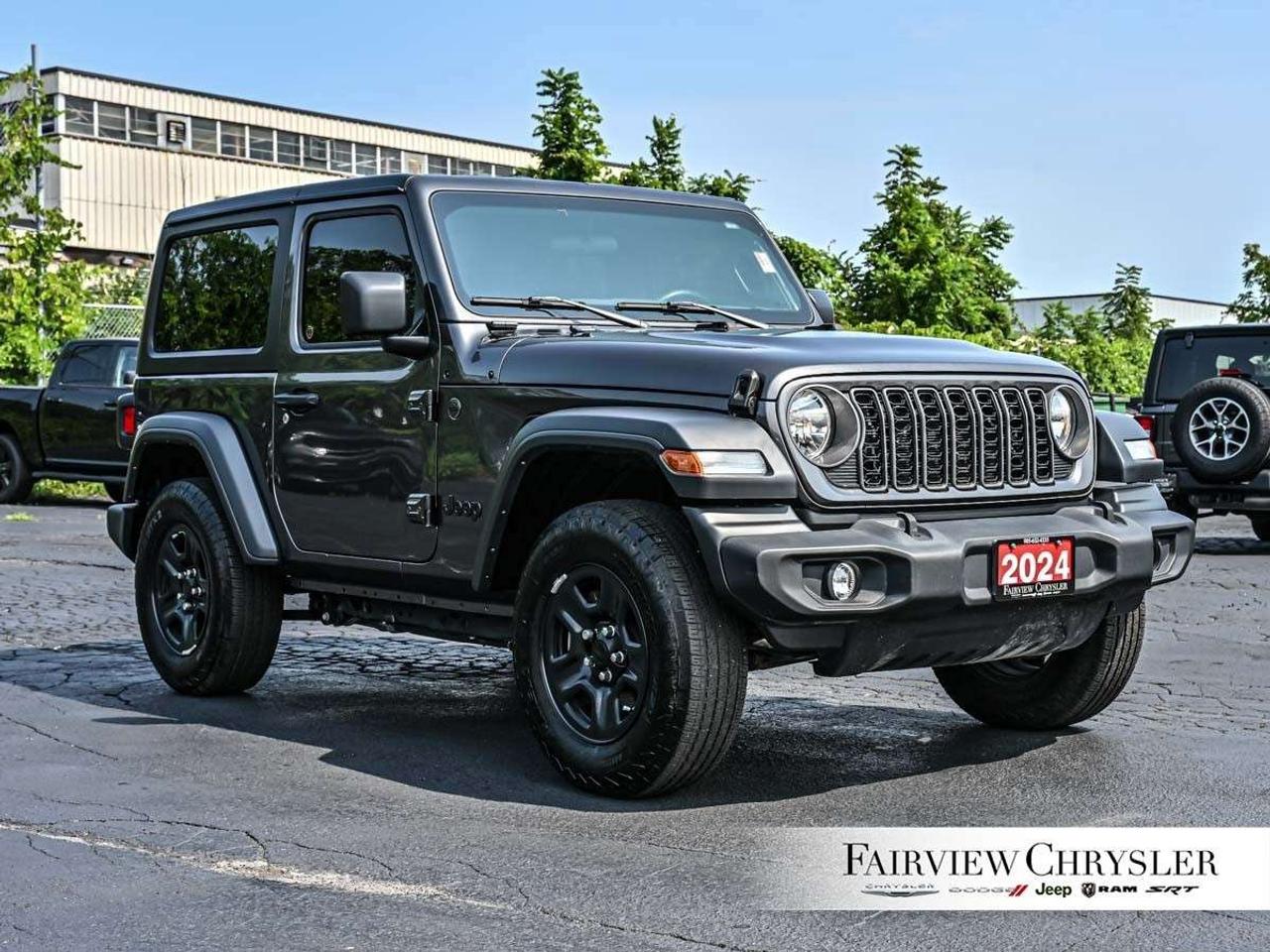 2024 Jeep Wrangler Sport 2 Door 4x4 BLACK HARD TOP   CARPLAY   12.3 SCREEN   CLIMATE CONTROL   BACK UP CAMERA Photo