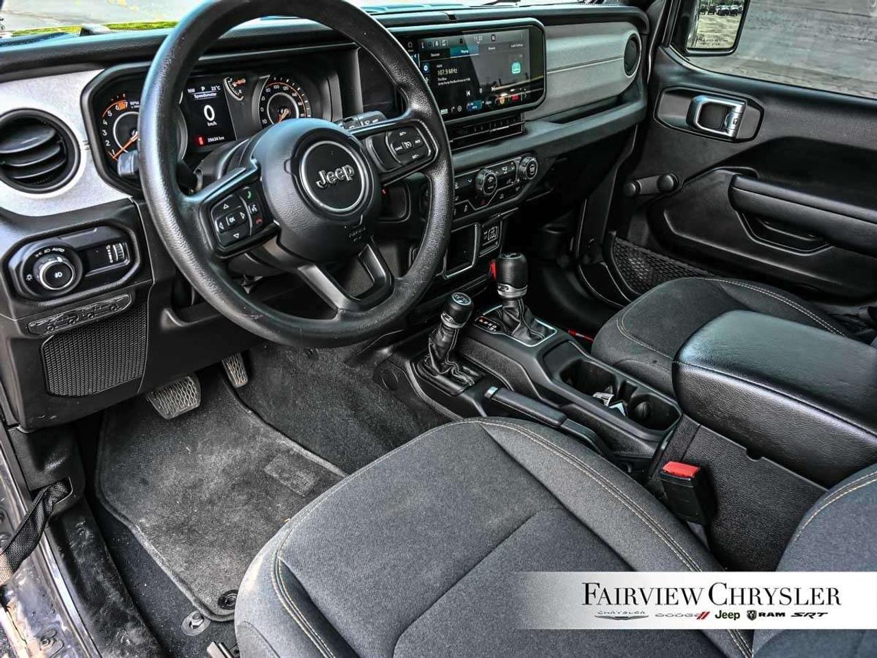 2024 Jeep Wrangler Sport 2 Door 4x4 BLACK HARD TOP   CARPLAY   12.3 SCREEN   CLIMATE CONTROL   BACK UP CAMERA Photo