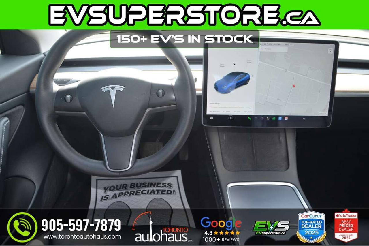 2021 Tesla Model 3 OVER 150 EV'S I EVSUPERSTORE.CA Photo