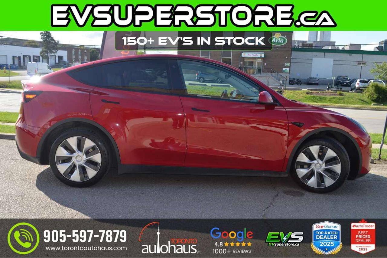2022 Tesla Model Y LR AWD I WHITE INTERION AT EVSUPERSTORE.CA Photo